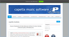 Desktop Screenshot of capellasoftware.com